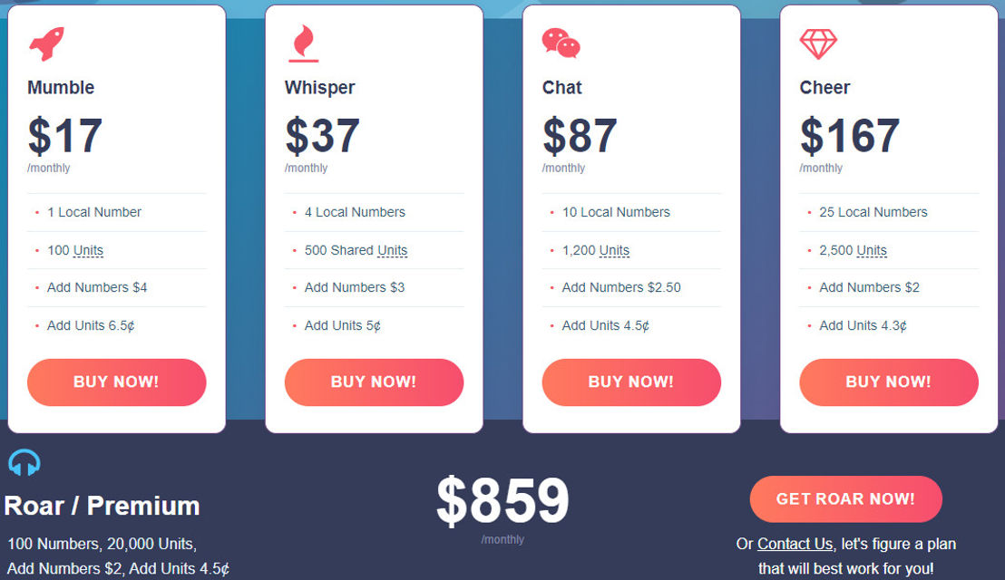 VocalCola pricing 1