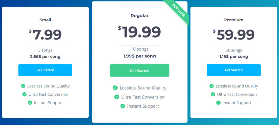 VocalRemover pricing 1