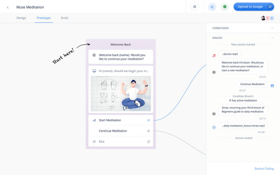 Voiceflow screenshot 2