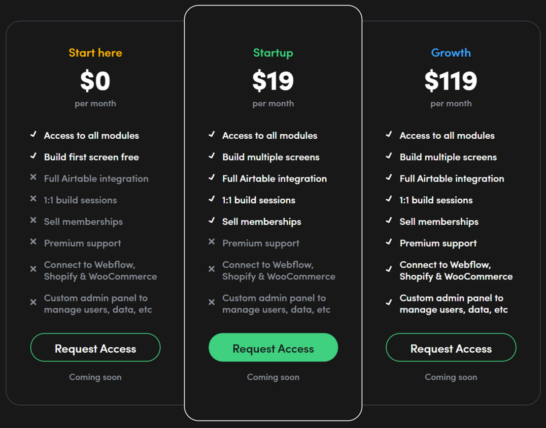 V.One pricing 2