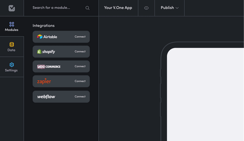 V.One screenshot 1