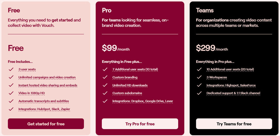 Vouch pricing 1