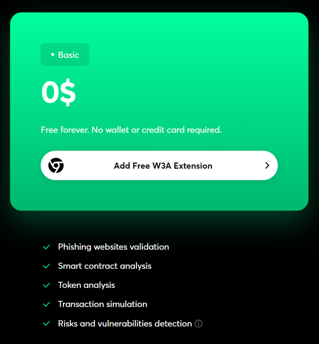 Web3 Antivirus pricing 1