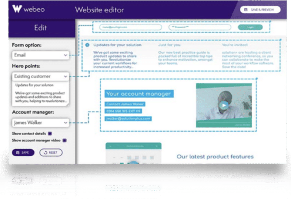 Webeo screenshot 1
