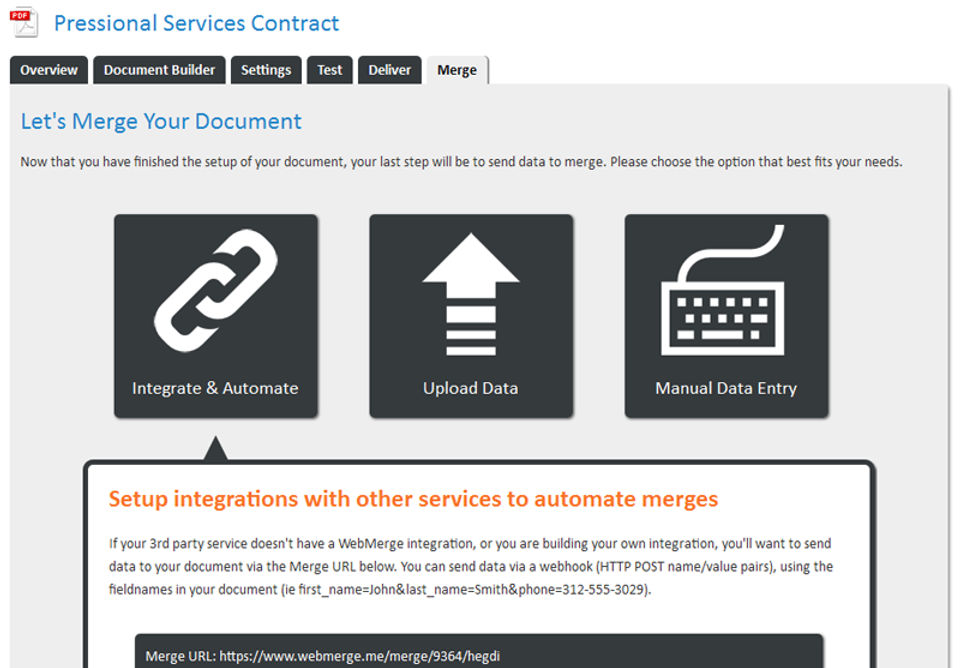 WebMerge screenshot 4