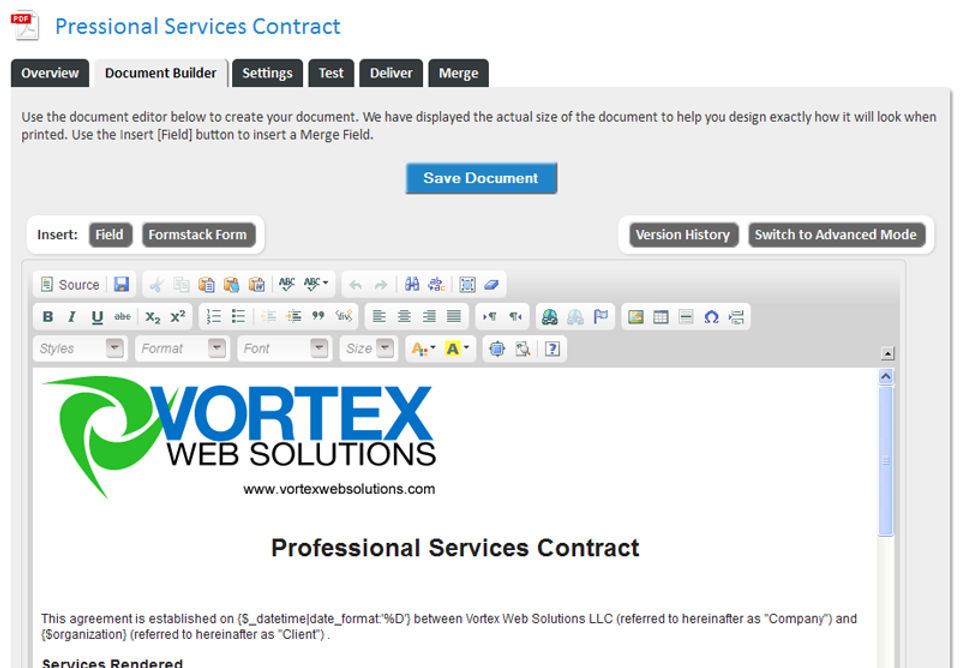 WebMerge screenshot 2