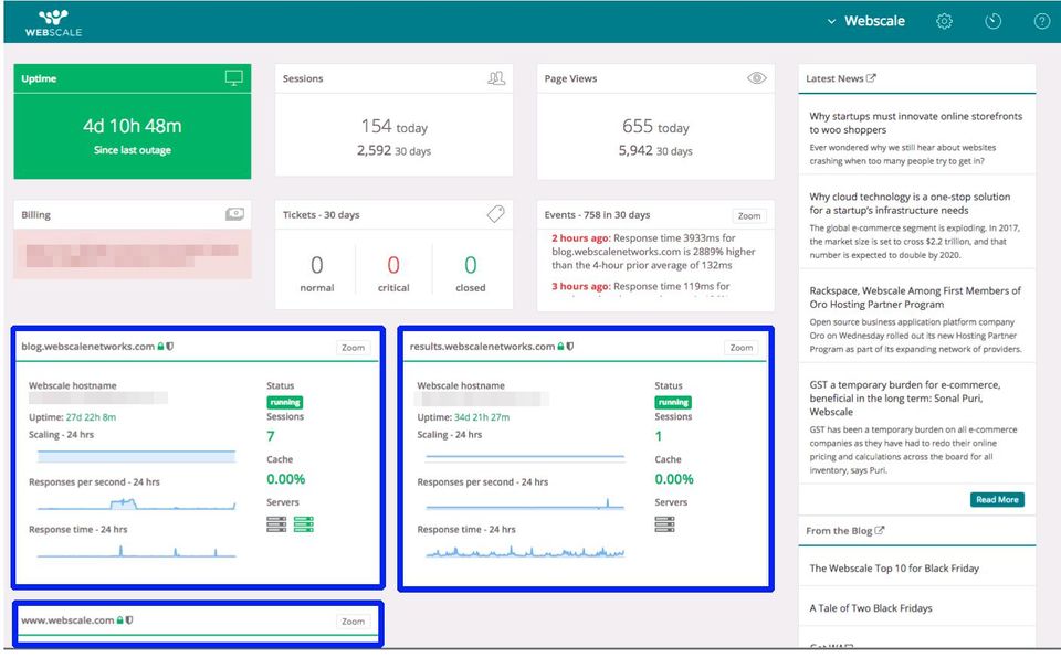 Webscale screenshot 3