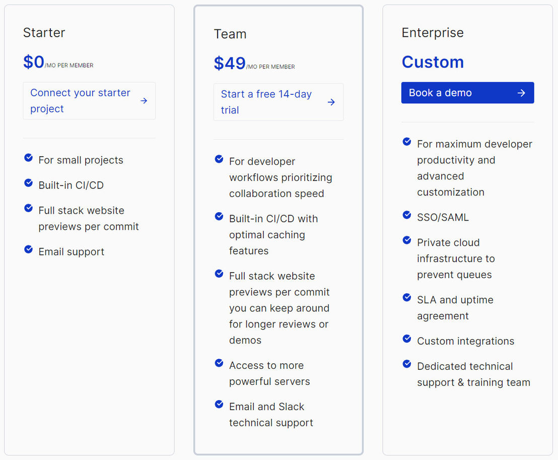 Webapp.io pricing