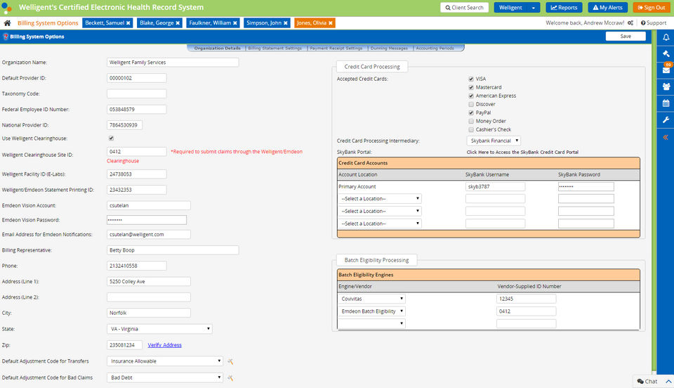 Welligent screenshot 2