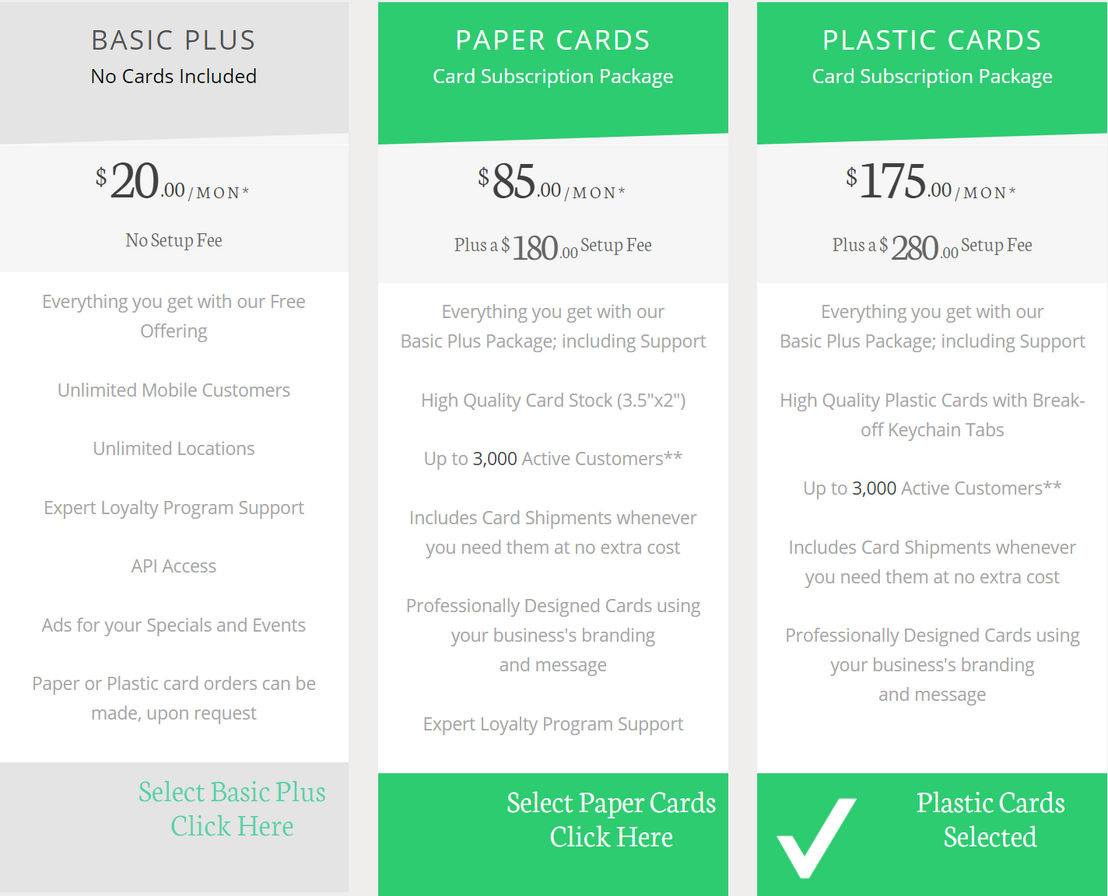 Whisqr Loyalty pricing 1
