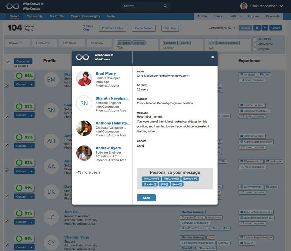 WhoKnows screenshot 1