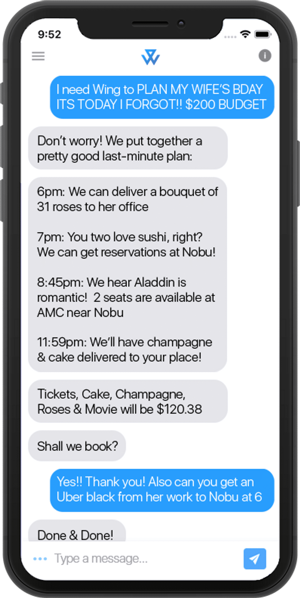 Wing screenshot 1