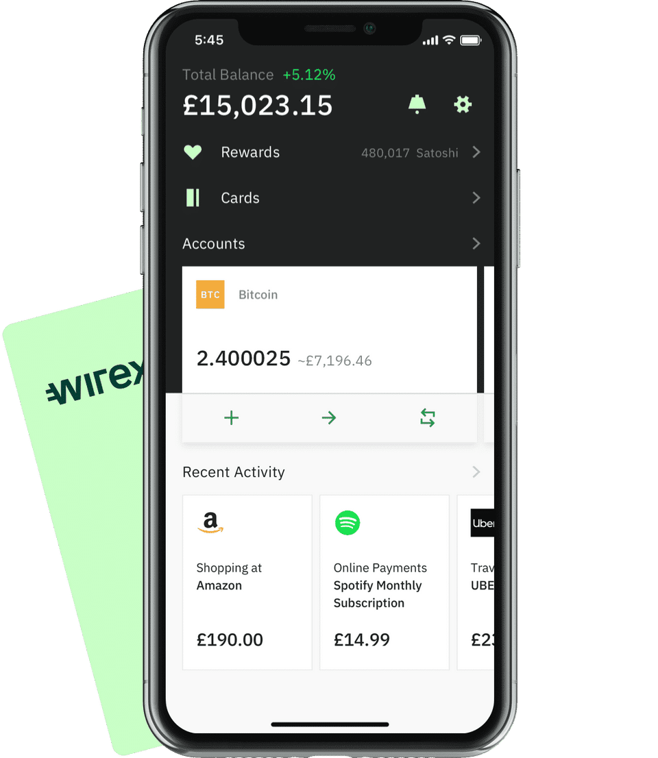 Wirex Wallet screenshot 1