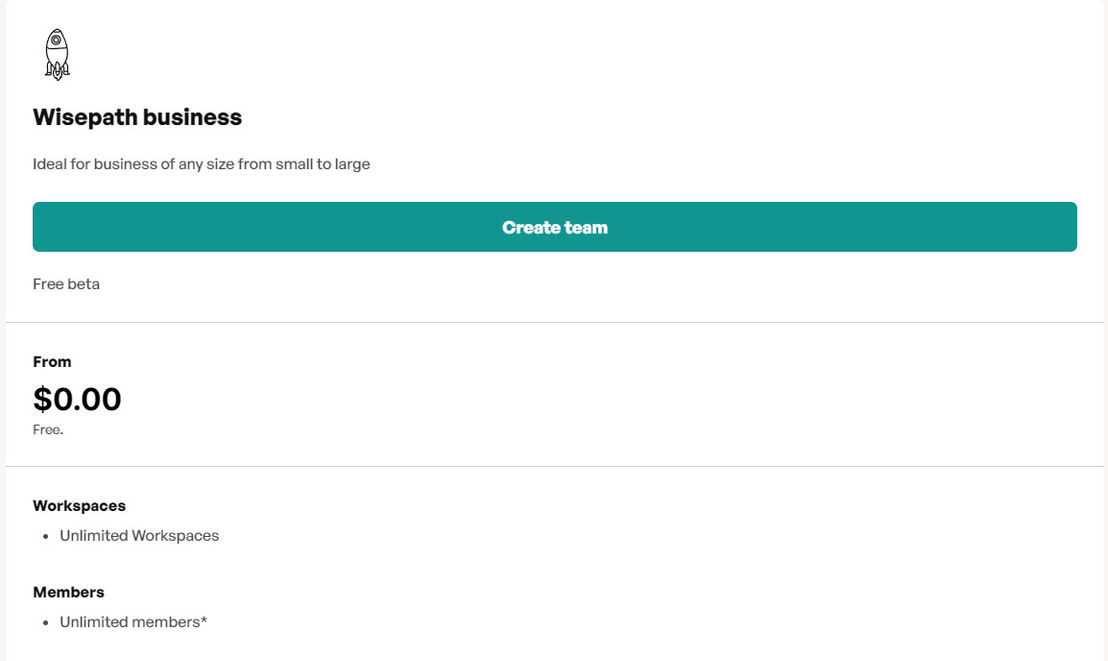 Wisepath pricing 1