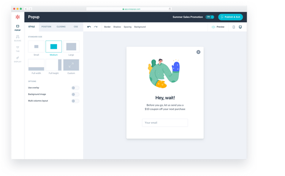 Wisepops screenshot 4