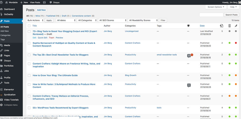 Wordable.io screenshot 1
