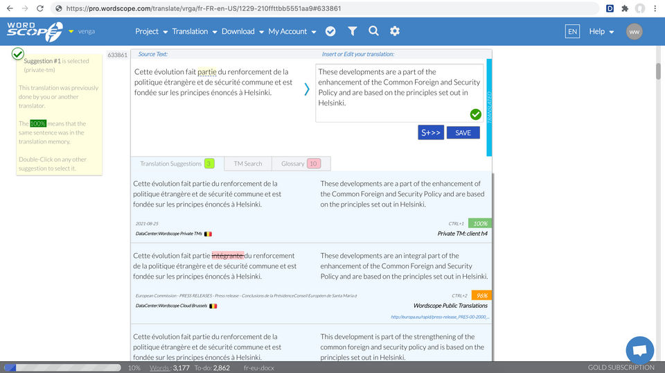 Wordscope screenshot 1