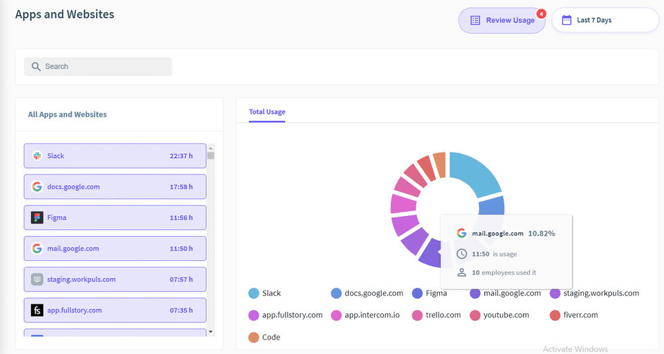 Workpuls screenshot 1