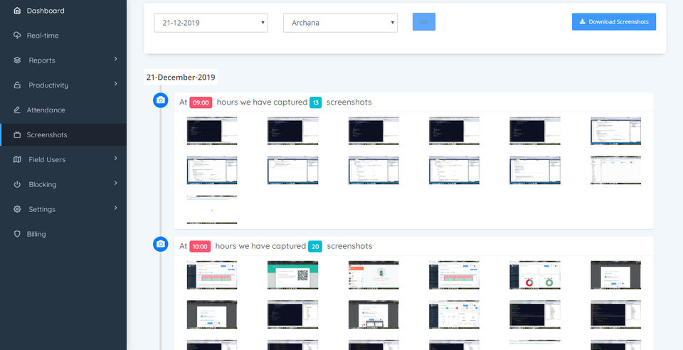 WorkTrak screenshot 2