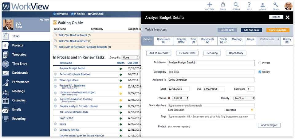 Workview screenshot 3