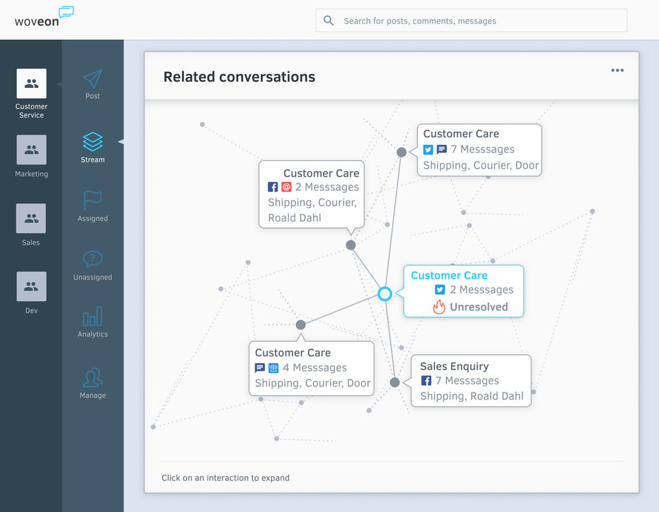 Woveon screenshot