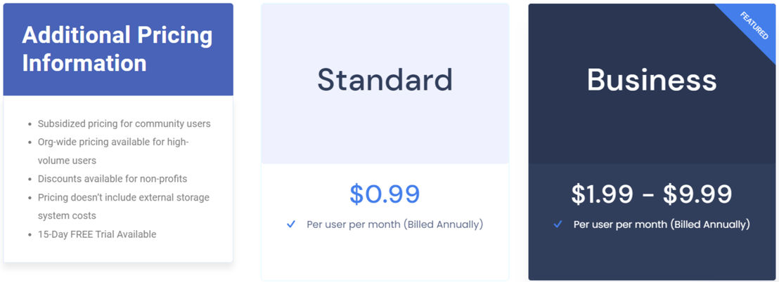 XfilesPro pricing 1