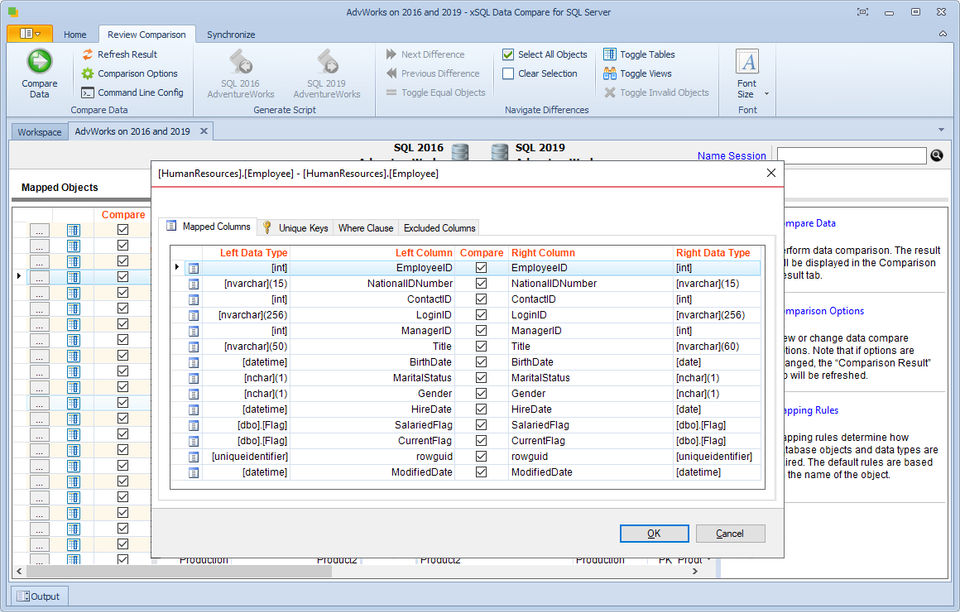 xSQL Data Compare screenshot 3