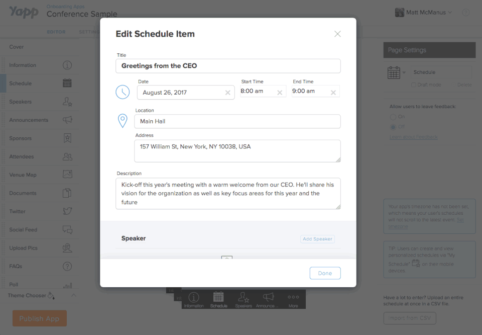 Yapp screenshot 1