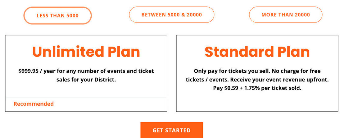 Yapsody K12 Ticketing pricing 1