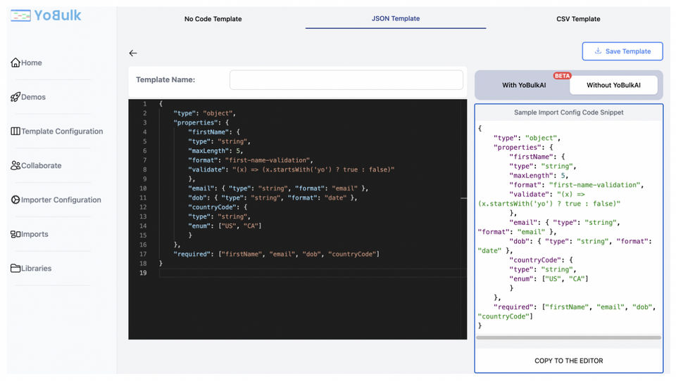 Yobulk screenshot 2