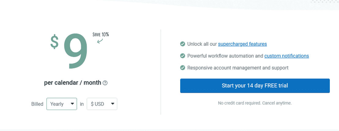 YouCanBook.me pricing 2