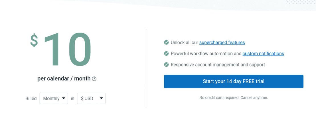 YouCanBook.me pricing 1