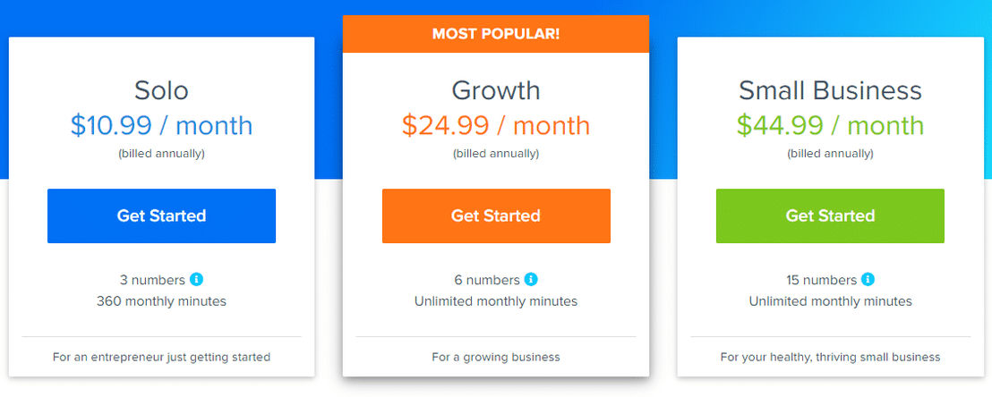 YouMail pricing 1