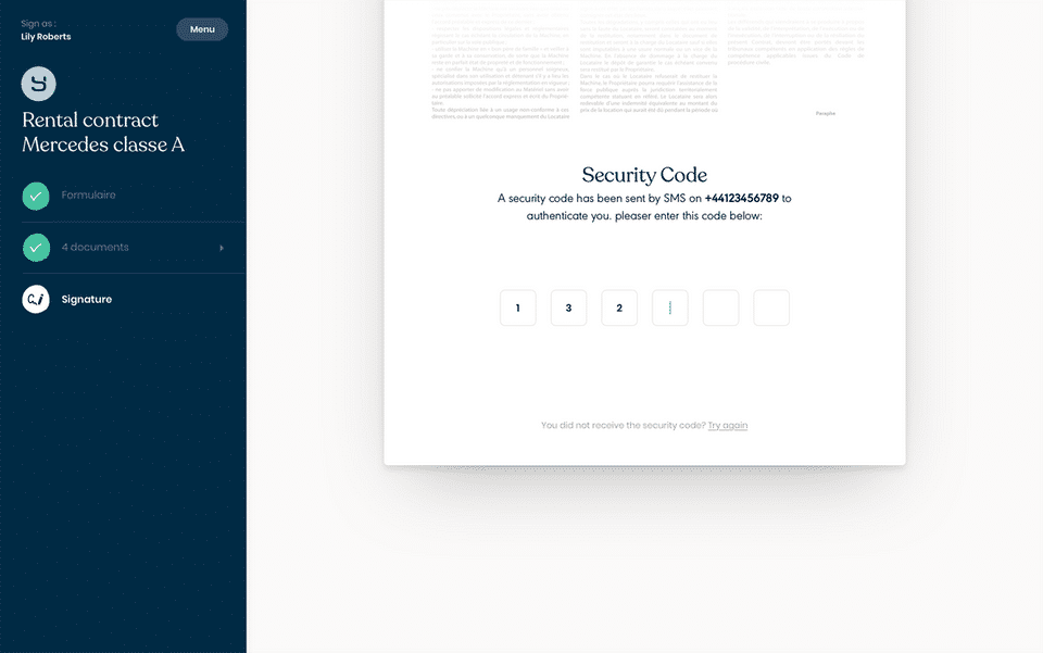 Yousign screenshot 1