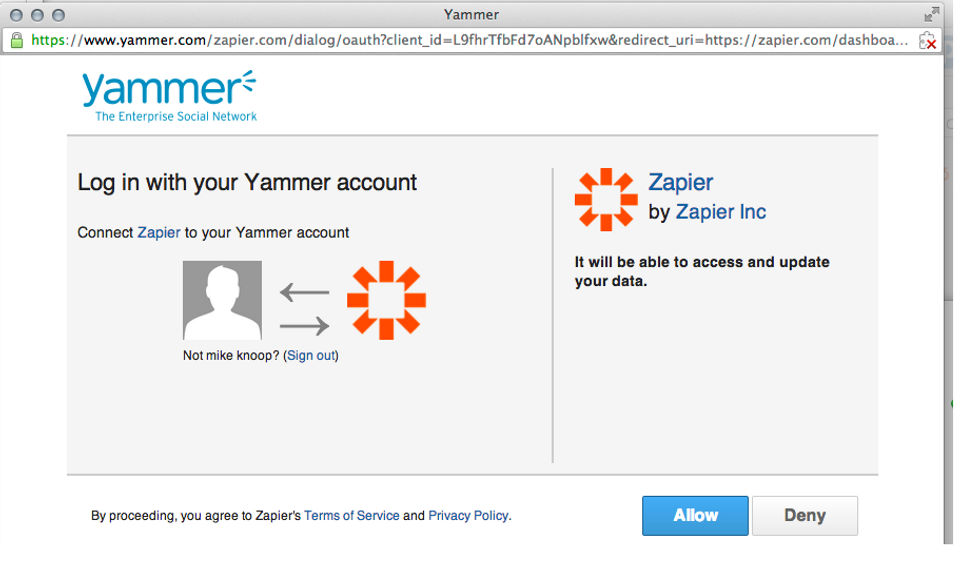 Zapier screenshot 4