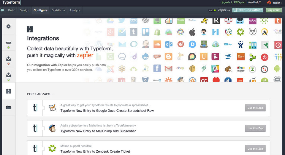 Zapier screenshot 1