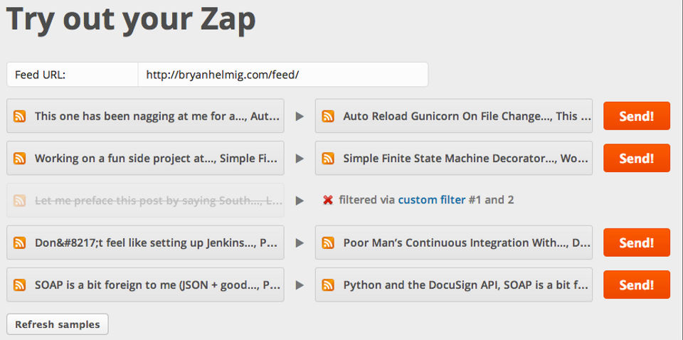Zapier screenshot 2