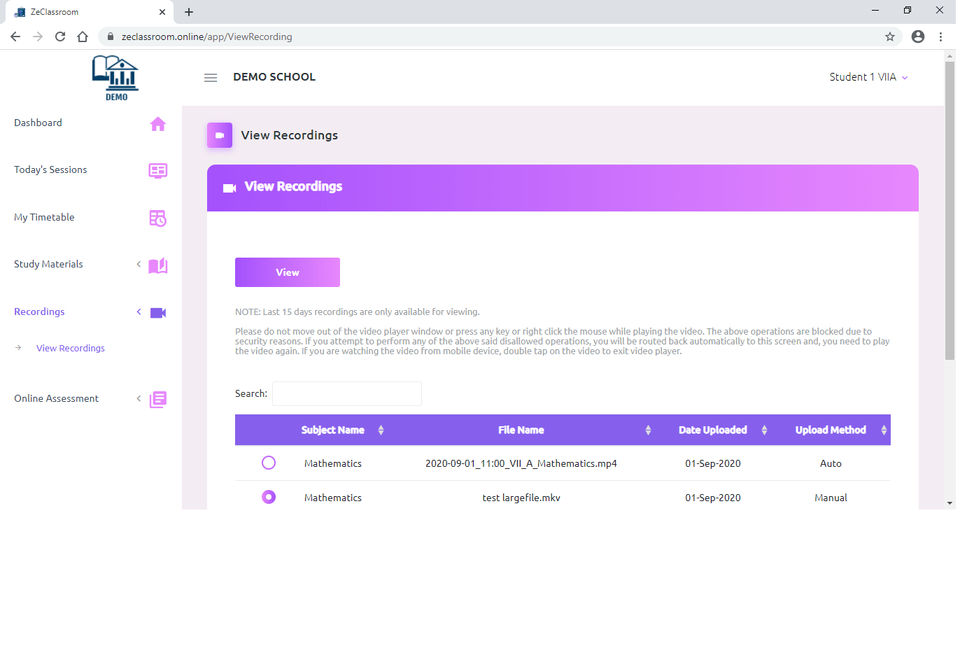ZeClassroom screenshot 3