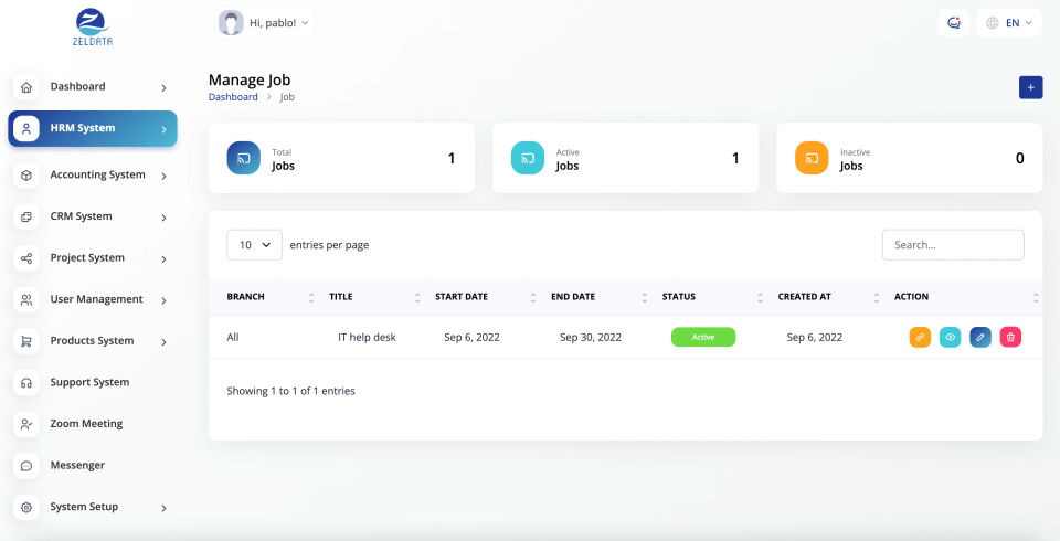 Zeldata screenshot 2