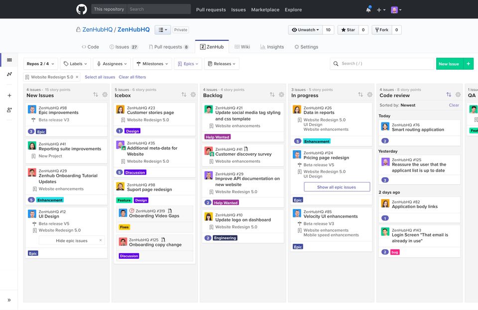 ZenHub screenshot 3