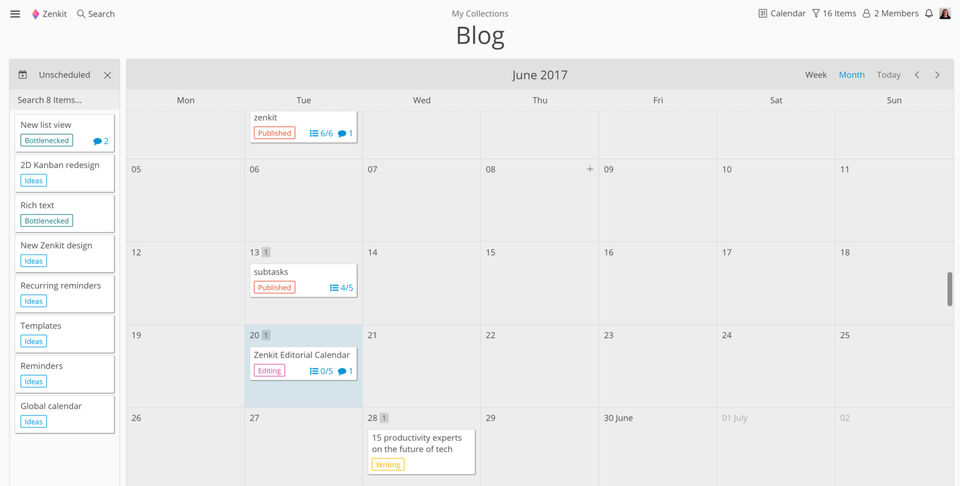 Zenkit Projects screenshot 2