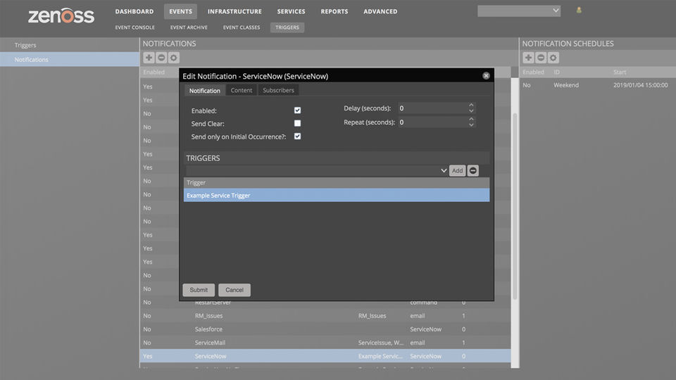 Zenoss screenshot
