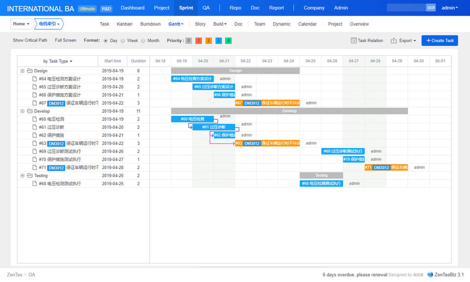 ZenTao screenshot 4