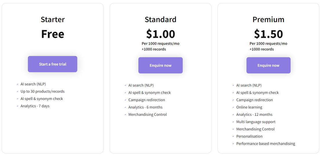 Zevi pricing 1