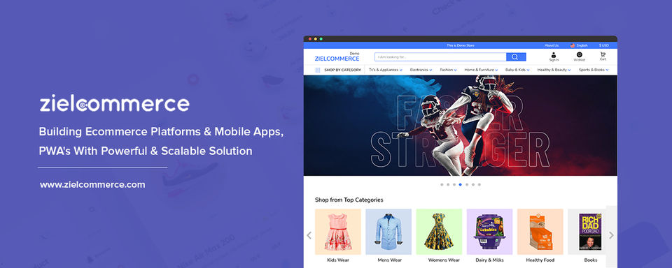 Zielcommerce screenshot