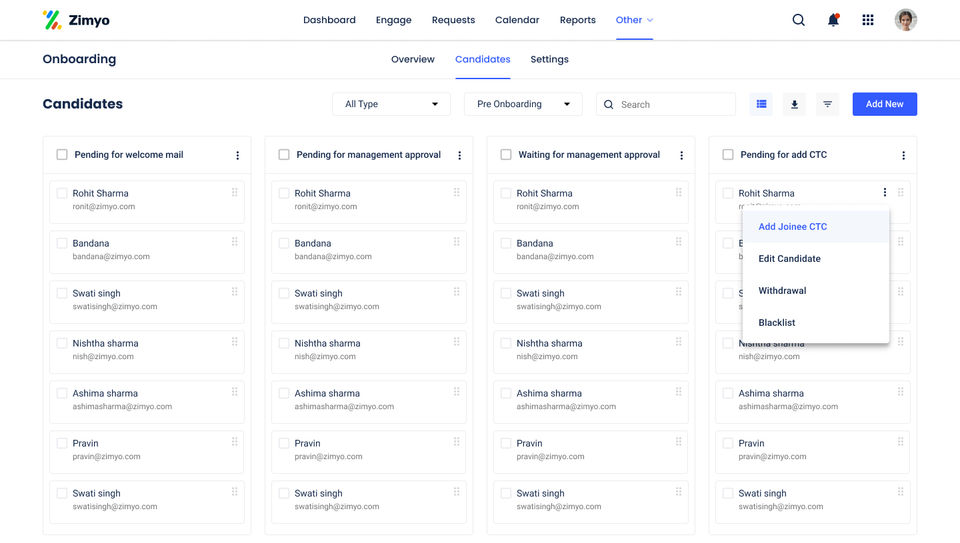 Zimyo HRMS screenshot 3