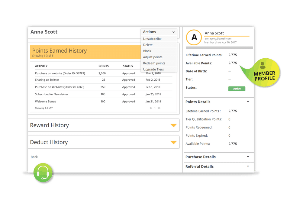 Zinrelo Loyalty Rewards Platform screenshot