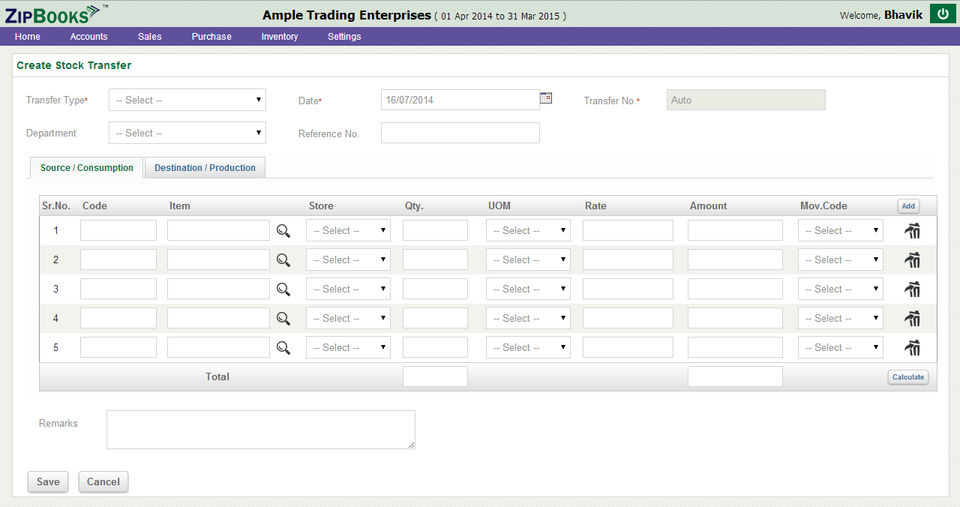 ZipBooks screenshot 3
