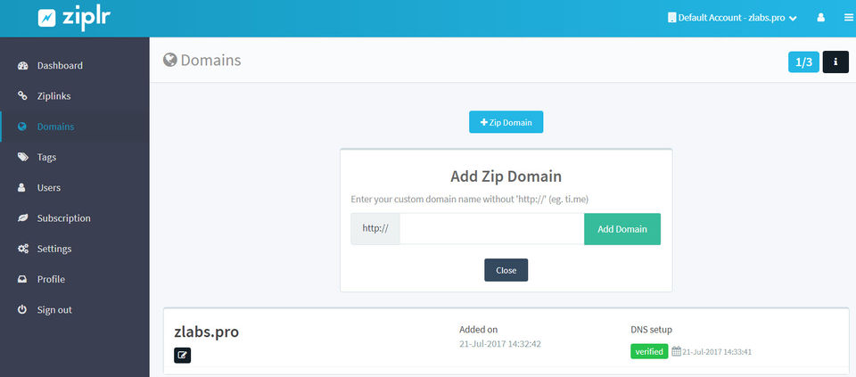 Ziplr screenshot 1