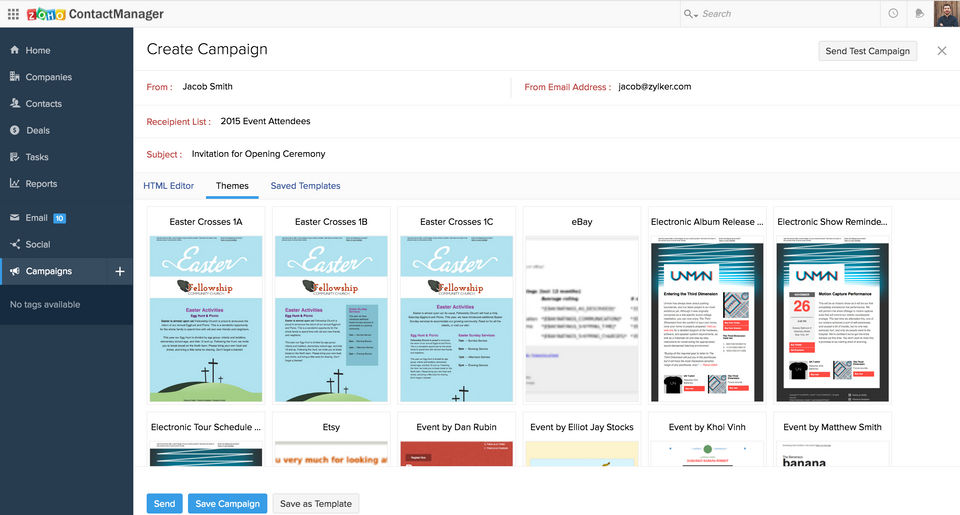 Zoho ContactManager screenshot 1
